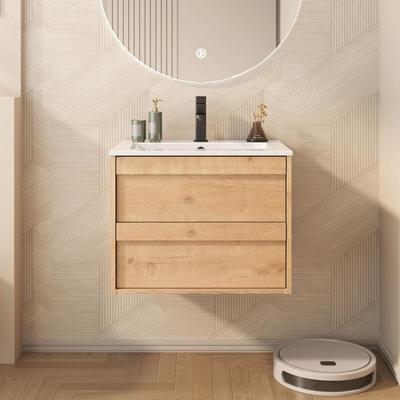 UEV - Waschtisch mit Unterschrank, Waschbeckenunterschrank 60cm hängend, mit Soft-Close-System, Image
