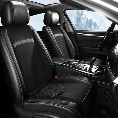 Heated Car Seat Cover Winter Warm Fast Heating Pad, Washable Car Seat Cushion, Universal Fit