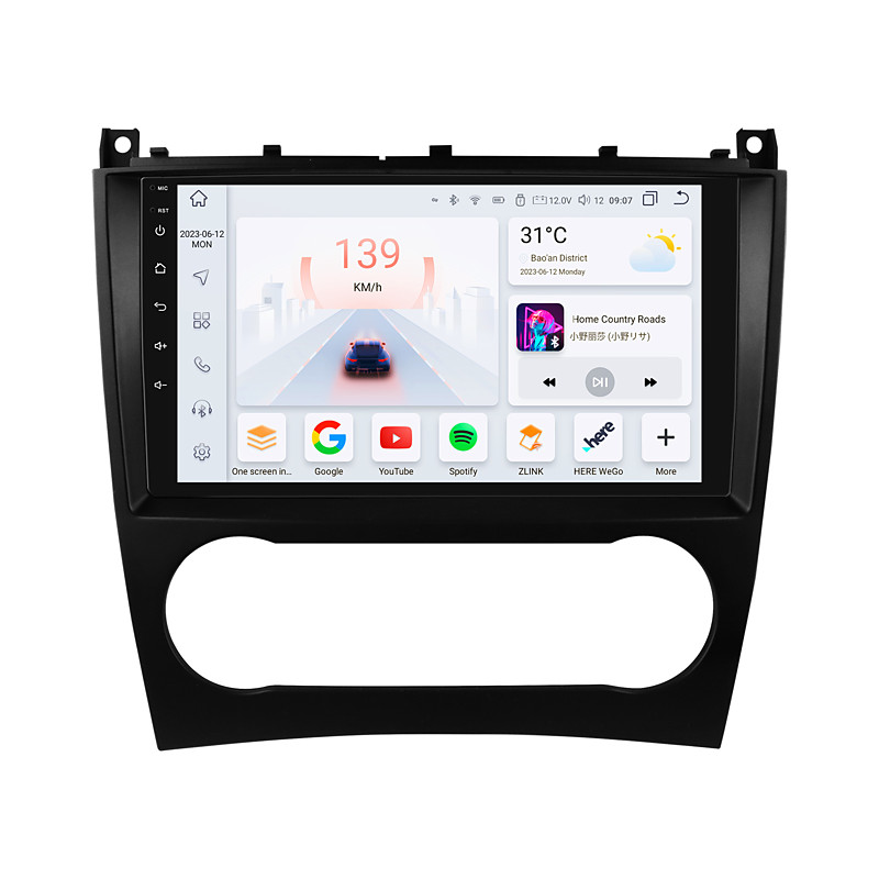 Car Radio Multimedia Player For 2004 - 2011 Mercedes Benz W203 W209 Android 9 inch Car Radio Multimedia Player GPS Navigation DSP Bluetooth HD Screen