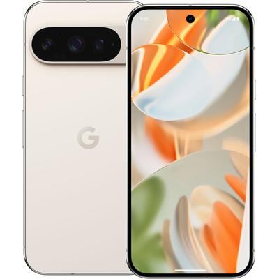 GOOGLE Smartphone "Pixel 9 Pro, 128 GB" Mobiltelefone Gr. 128 GB, beige (porcelain)