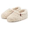 Hausschuh ELBSAND, Damen, Gr. 41, beige, Obermaterial: 100% Polyester. Futter: 100% Polyester. Decksohle: 100% Polyester. Laufsohle: 100% Synthetik, unifarben, casual, Schuhe, mit kuscheligem Fellimitat, Pantolette, Pantoffel, Mule