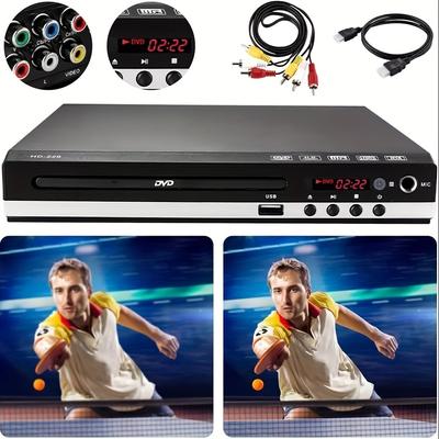 TEMU 1080p Dvd All Region Free Dvd Cd Usb Hd+rca ,