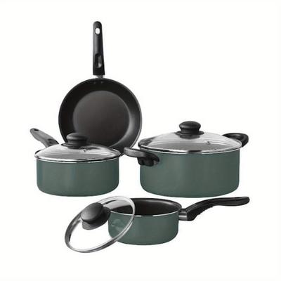 TEMU 7 Piece Non-stick Cookware Set Aluminum