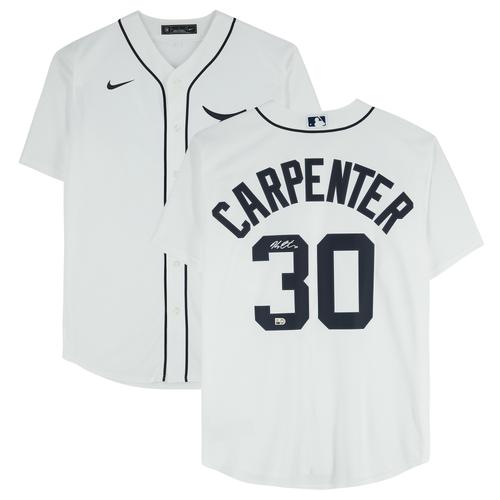 Kerry Carpenter – Signiertes weißes Nike-Replika-Trikot der Detroit Tigers