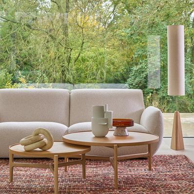 Alyasa Coffee Table in Oak Veneer Diameter 94cm