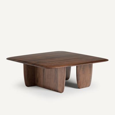 Iloss Large Solid Walnut Coffee Table