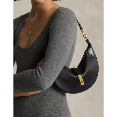 Leather Half-Moon Bag