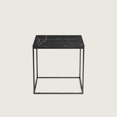 Mahaut Marble & Metal Side Table