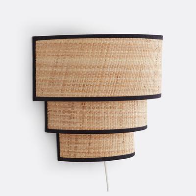 Dolkie Raffia Triple Level Wall Light