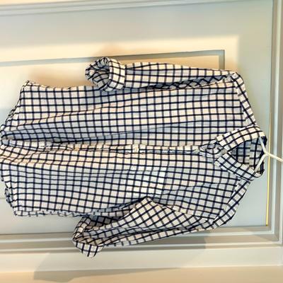 J. Crew Shirts | Cotton Poplin Summer Weight Shirt | Color: Blue/White | Size: M Slim Fit