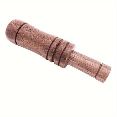 TEMU 1pc Wooden Lure Call Duck Goose Caller Whistle Accessory For Deer Duck Goose Call Grunts Caller Whistle