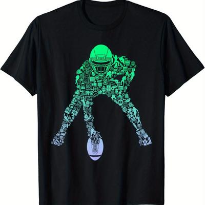 TEMU Football Center Tshirt For Football Player | Boys