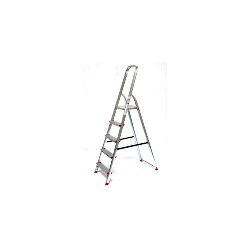 Stehleiter 5 Stufen 180x48cm Alu SZAGATO 5 Stufen Leiter Alu Stehleiter 5-stufig Bockleiter 5 Stufen Haushaltsleiter 5 Stufen Alu Stehleiter 5 Stufen