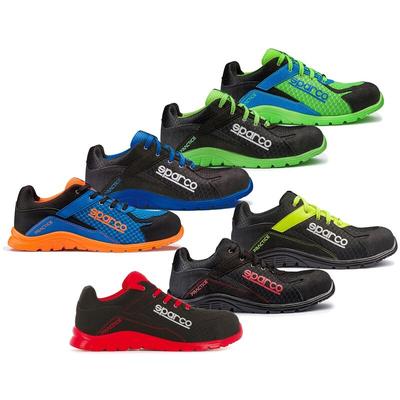 Scarpe antinfortunistiche Sparco Practice S1P SRC-Nero/Azzurro-43 - Schwarz / Hellblau - 43 Image