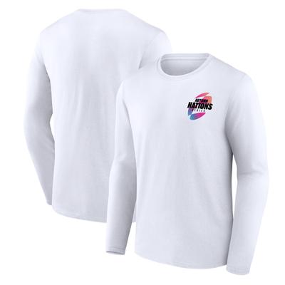 Langärmliges T-Shirt mit Grafik der Autumn Nations Series – Weiß Image