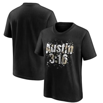 "Stone Cold" Steve Austin T-Shirt - Schwarz - Jugendliche Image