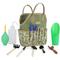 Kit de jardin succulente avec sac de rangement, mini outils de jardinage à la main, 14 outils pour