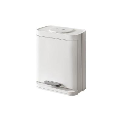 Joybos – Mülleimer mit Deckel und Pedal, 15,9 l, Weiß Image