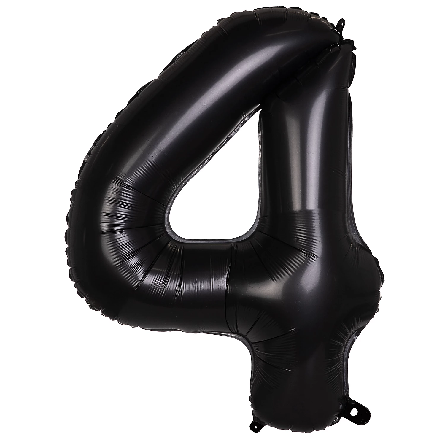 Ballon hélium chiffre "4", noir, 86 cm