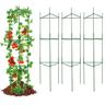 Gabbie per Pomodori da Giardino 6 Pacchetti, Supporto per Pomodori 121,92cm, Gabbia Sostegno per