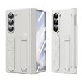 telefono Custodia Per Samsung Galaxy Piegatura a Z 7 Z Fold 6 Copertura Posteriore con Supporto con Proteggi Schermo Protezione Completa Retrò Armatura PC Silicone