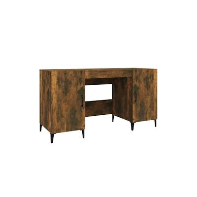 vidaXL Schreibtisch Räuchereiche 140x50x75 cm Holzwerkstoff Image