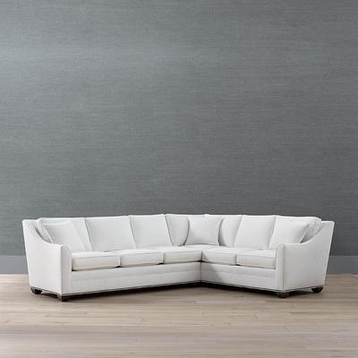 Warren 2-pc. Left-Arm Facing Sofa Sectional - Oatmeal Berenson - Frontgate