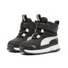Winterboots PUMA "EVOLVE BOOT PURETEX AC+INF", Damen, Gr. 25, schwarz-weiß (puma schwarz, ash gray, puma weiß), Textil, sportlich, Schuhe, Snowboots, Winterstiefel, Winterschuhe, für Kinder, wasserdicht
