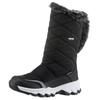 Snowboots KIDSWORLD "Randers", Kinder, Gr. 38, schwarz, Nylon, Lederimitat, casual, Schuhe, Winterstiefel, Klettstiefel mit wasserabweisender Comfortex-Membrane