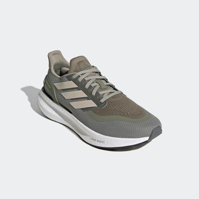 Laufschuh ADIDAS PERFORMANCE "PUREBOOST 5", Gr. 41, grün (silber pebble, wonder beige, olive strata), Textil, Synthetik,