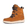 Winterstiefel TROLLKIDS "KIDS FINNMARK WINTER BOOTS", Gr. 31, braun (almond, madeira blau), Leder, Synthetik, mehrfarbig, sportlich, Schuhe, wasserdicht, Schnellverschluss mit Schnürsenkel
