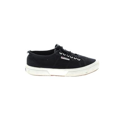 Superga Sneakers: Black Shoes - Women's Size 39.5