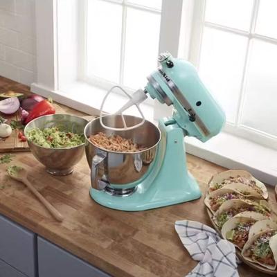 KitchenAid Value Bundle Artisan Series 5 Quart Tilt-Head Stand Mixer in Aqua Sky with additional 3 Quart bowl