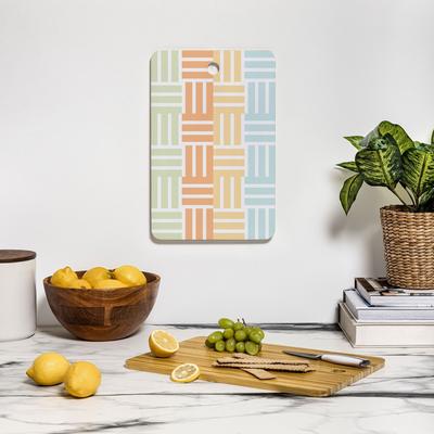 Mirimo Grid on Pastels Cutting Board