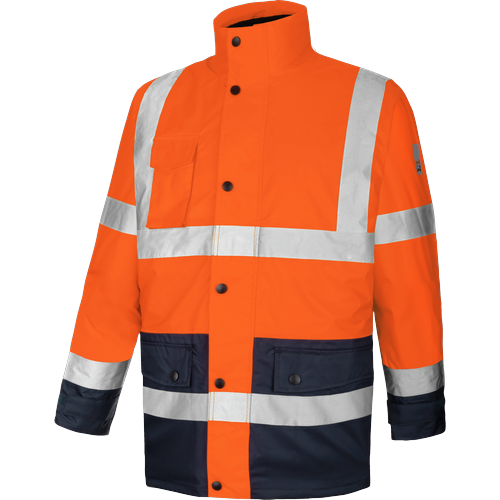Parka de travail LUMEN 4 en 1 Orange