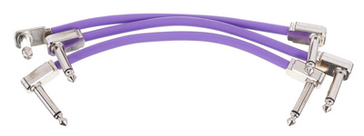 Ernie Ball Flex Patch Cable 6" purple set