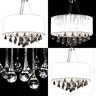 Lustre avec 85 cristaux Blanc - lustre - lustres - Home & Living - Blanc