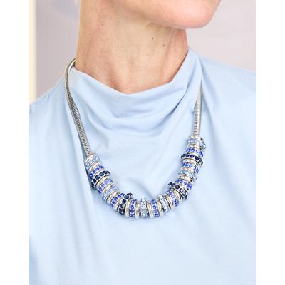 Draper's & Damon's Women's Showstopper Necklace - Blue