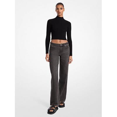 Michael Kors Wide-Leg Jeans Grey 0