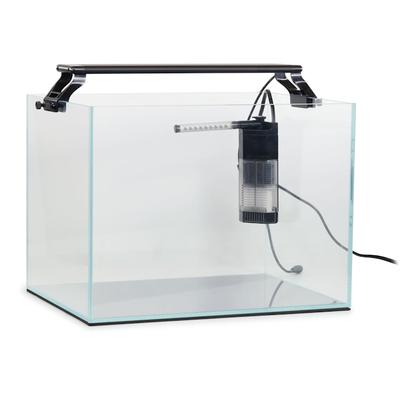 AquaZen Rimless Desktop Freshwater Planted Tank Kit, 16" L X 12" W X 12" H, 10 Gallon