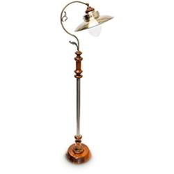 Relaxdays - Lampadaire style art nouveau, design vintage, abat-jour inclinable, HxLxP : env.