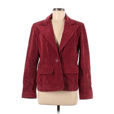 Adler Collection Blazer Jacket: Burgundy Jackets & Outerwear - Women's Size Medium