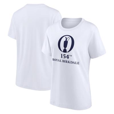 The 154th Open Royal Birkdale Primary Logo Grafik T-Shirt - Weiß - Damen Image
