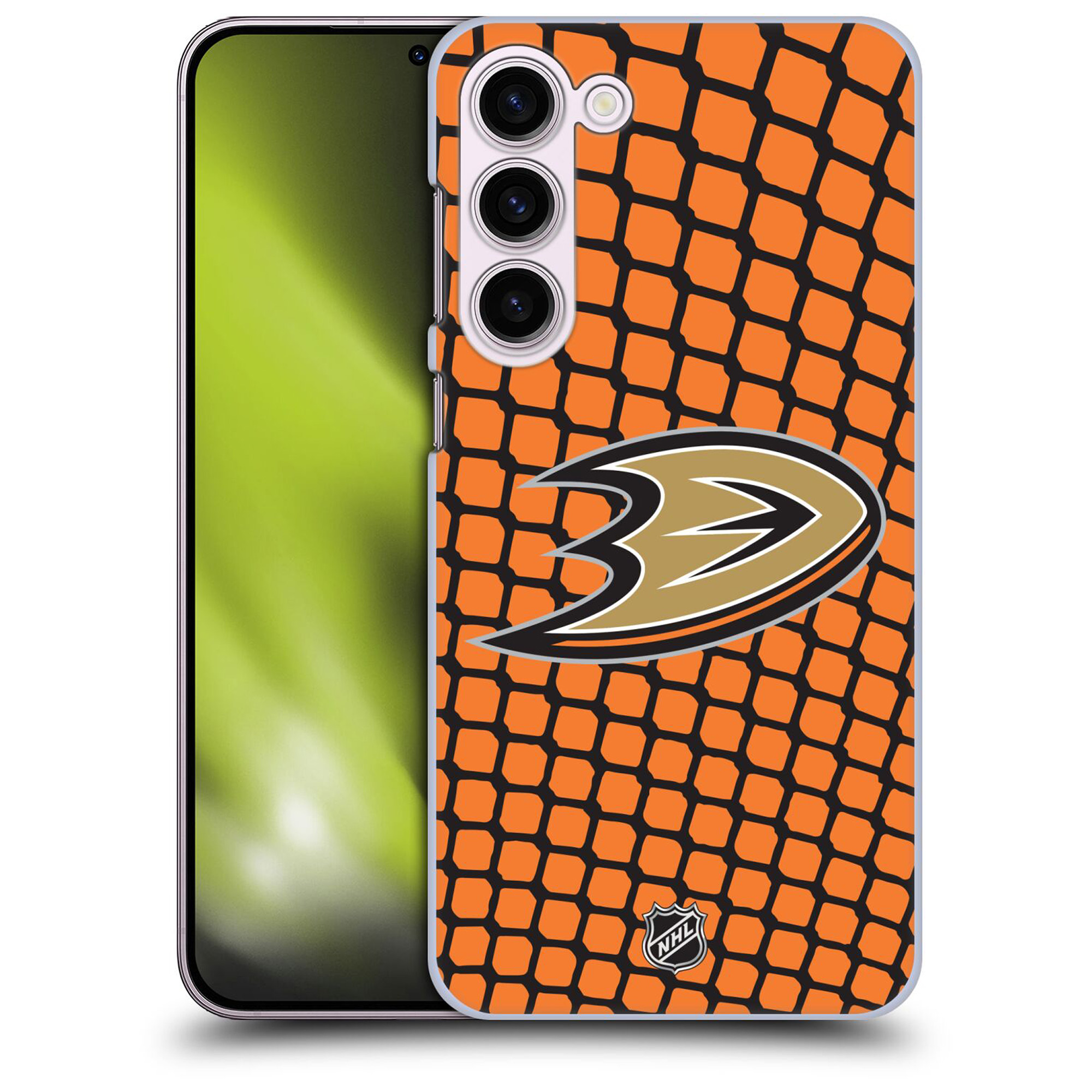 Anaheim Ducks NHL Net Pattern Grafik Phone Case - Samsung Image