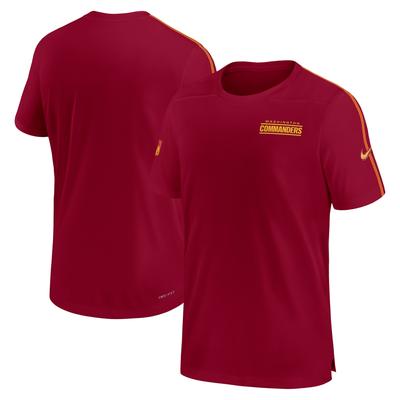 Burgunderrotes Nike Washington Commanders 2024 Sideline Coach UV Performance T-Shirt für Herren Image
