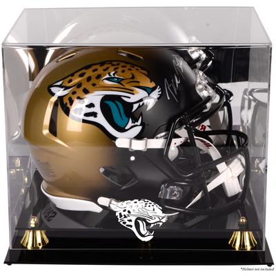 Goldene klassische Helmvitrine der Jacksonville Jaguars (2013-heute) mit verspiegelter Rückseite Image