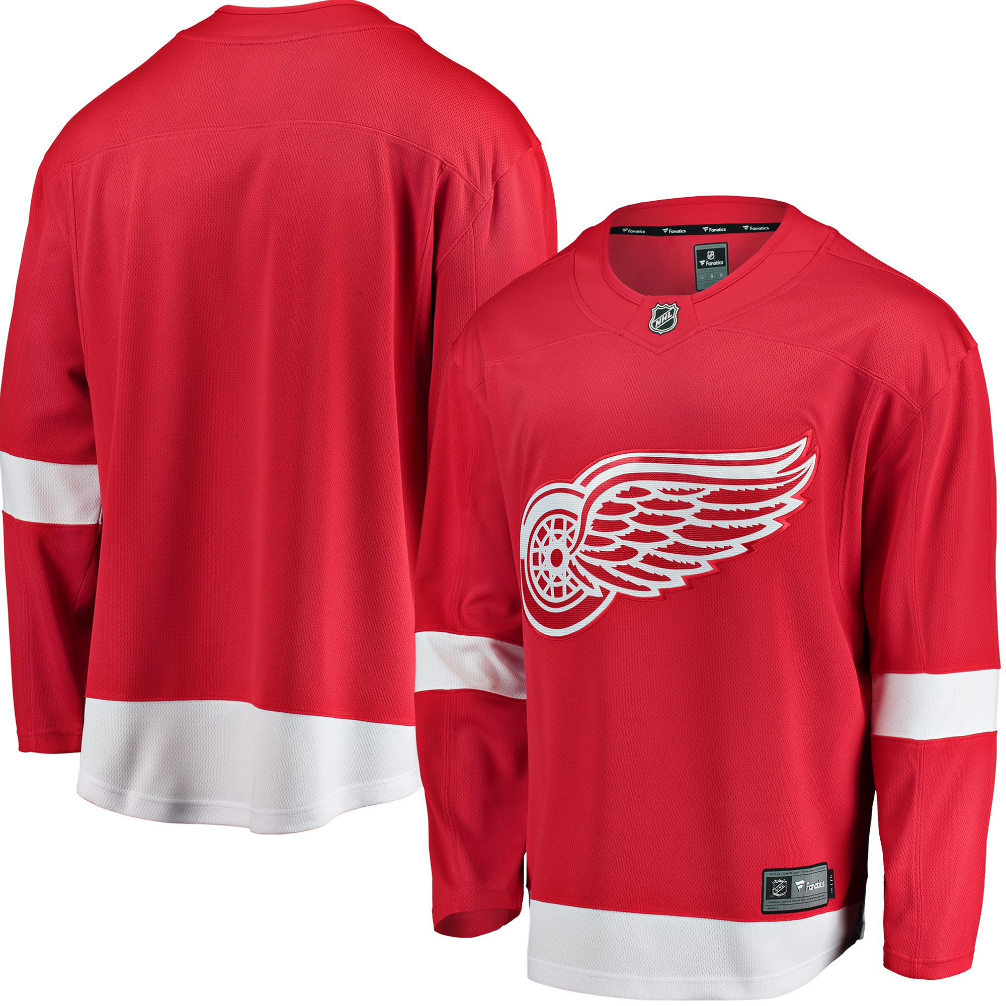 Detroit Red Wings Breakaway Fanatics Red Heimtrikot für Herren Image