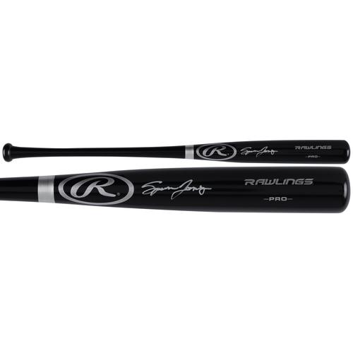 Signierter schwarzer Rawlings Pro-Schläger von Spencer Jones, New York Yankees