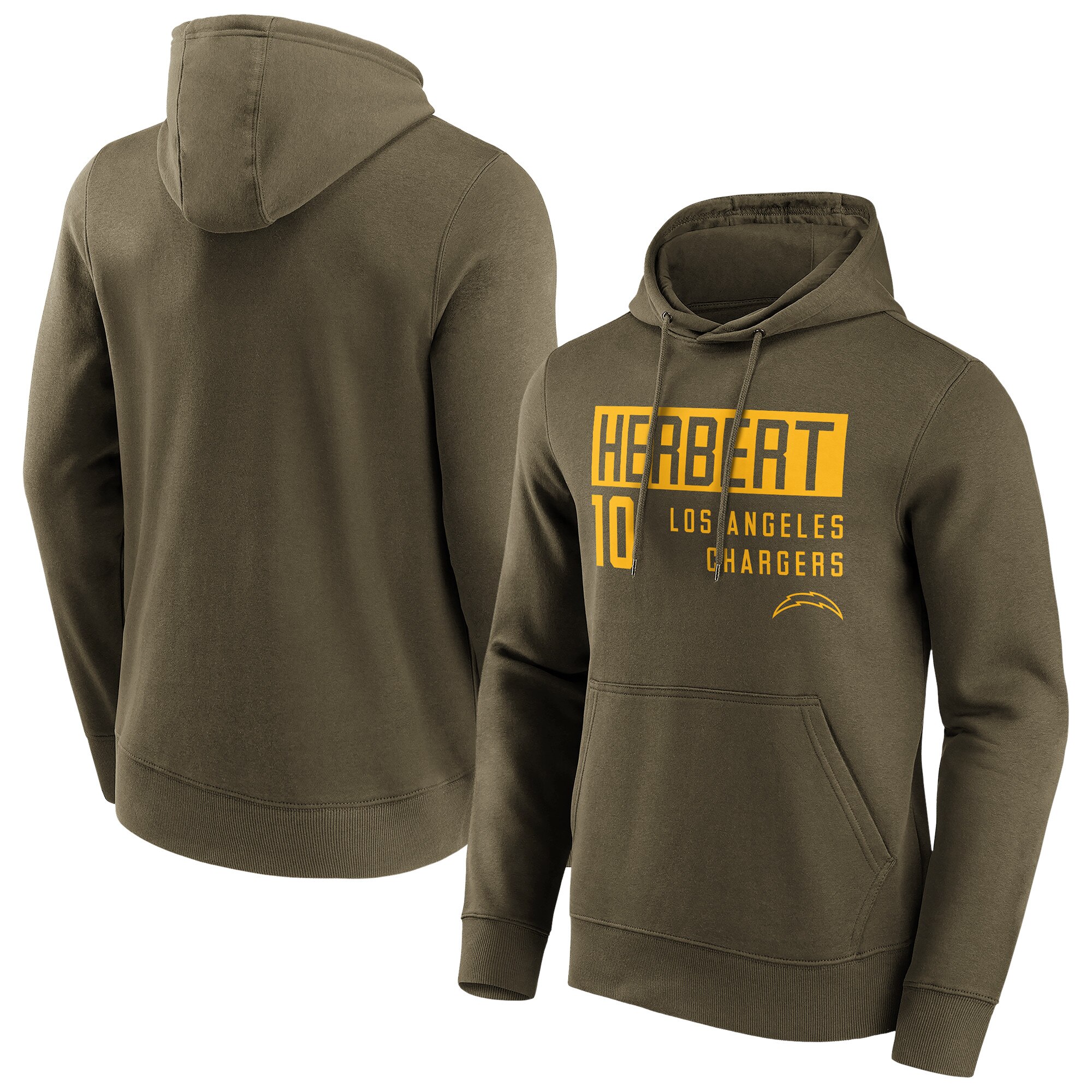 Los Angeles Chargers Fashion Name & Number Hoodie - Justin Herbert - Herren Image