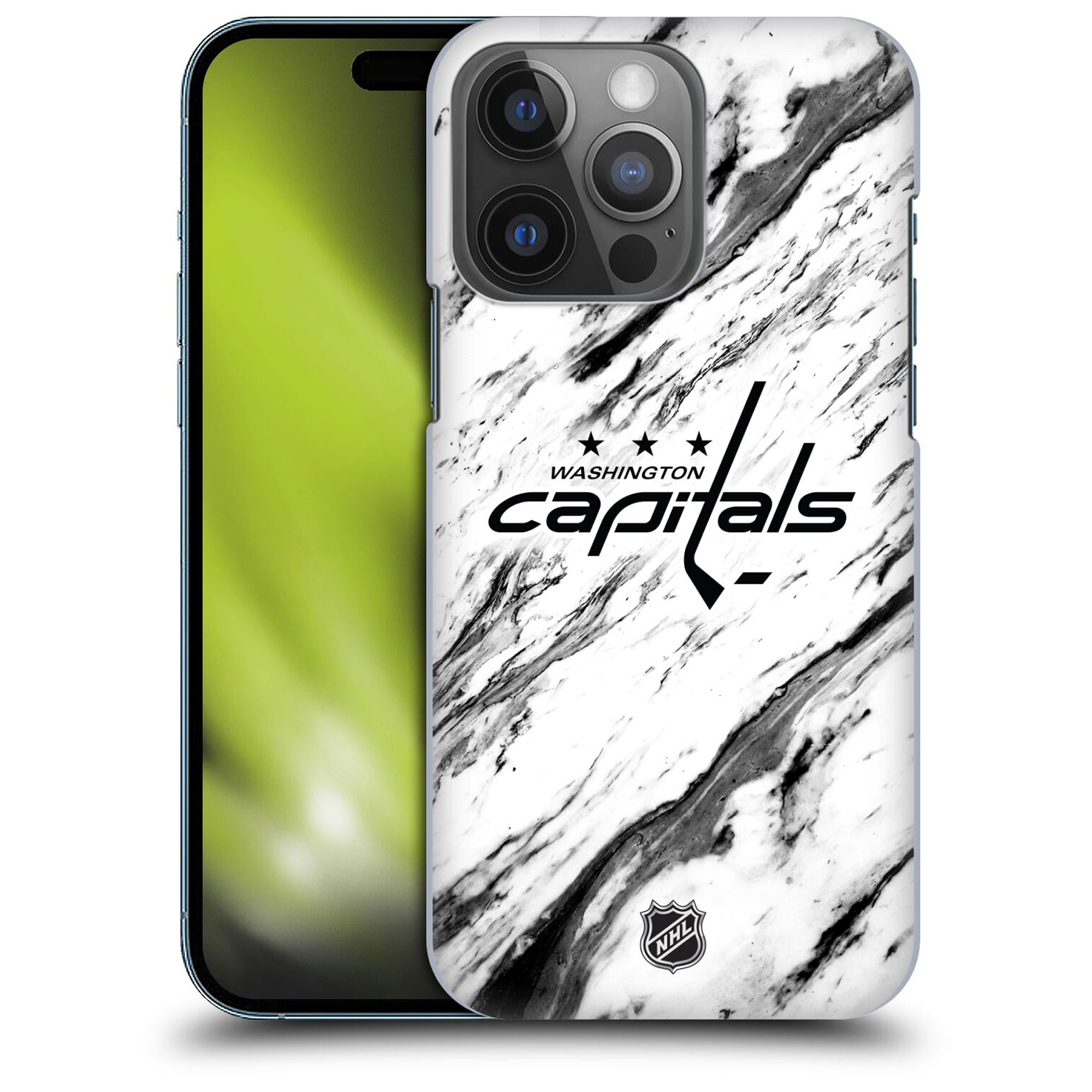 Washington Capitals NHL Marble Pattern Grafik Phone Case - iPhone Image